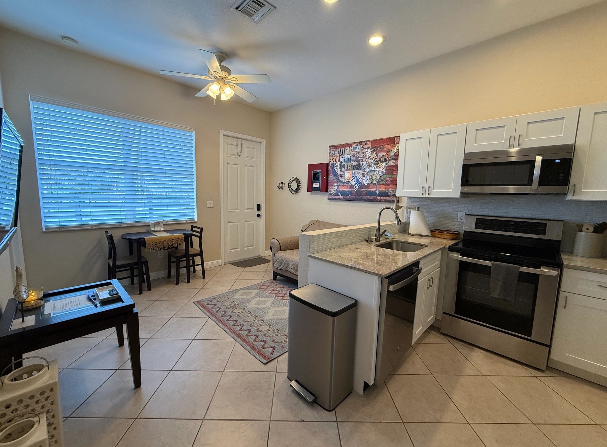 Apartment One kitchen